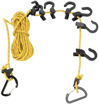 Portable Travel Clothesline 16.4ft Windproof Laundry Drying Rope - Image 4