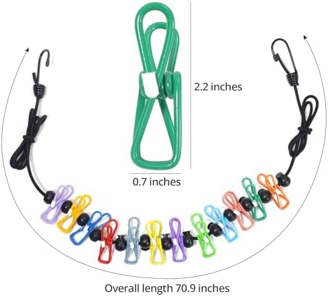 Travel Clothesline, Portable Retractable Clothes Line Outdoors, Camping - Image 6