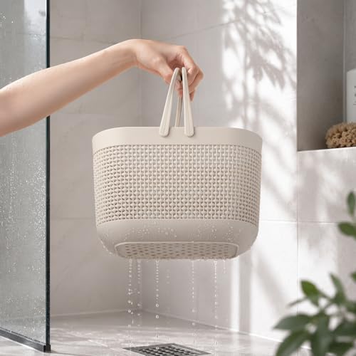 Plastic Portable Shower Caddy Basket, Storage Organizer - Image 3