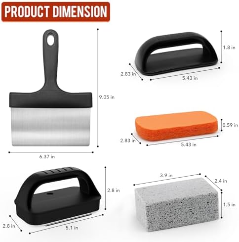 AWEASROY Griddle Cleaning Kit for Blackstone, Flat Top Grill Cleaning Kit - Image 5