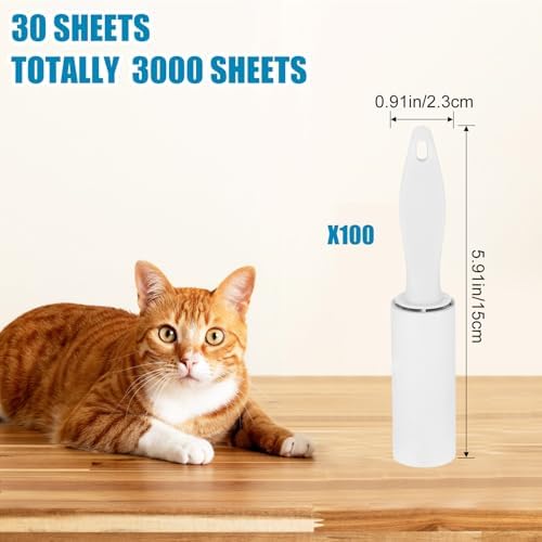 Hushee 100 Pack Mini Lint Rollers - Image 2