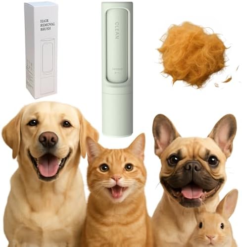 Reusable Lint Brushes for Pet Hair on Clothes & Soft Fabrics, Compact by Unknown