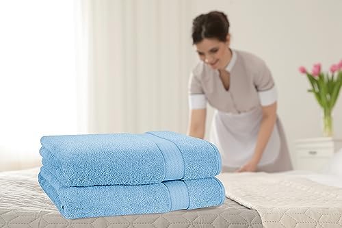 GLAMBURG 700 GSM Premium Cotton 2-Pack Oversized Extra Large Bath Sheet Set - Image 3