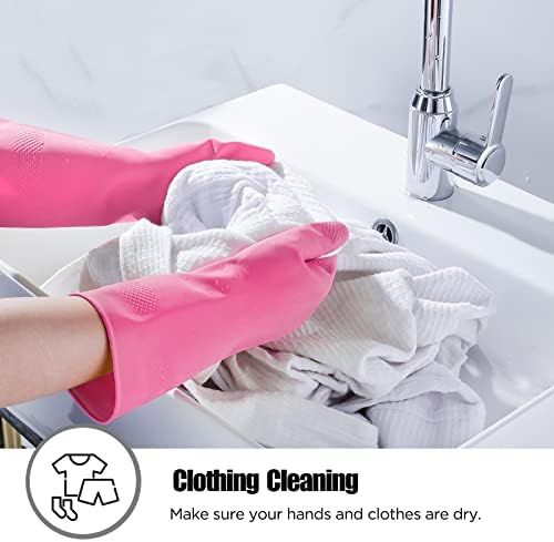 Rubber cleaning gloves 3 or 6 Pairs - Image 5