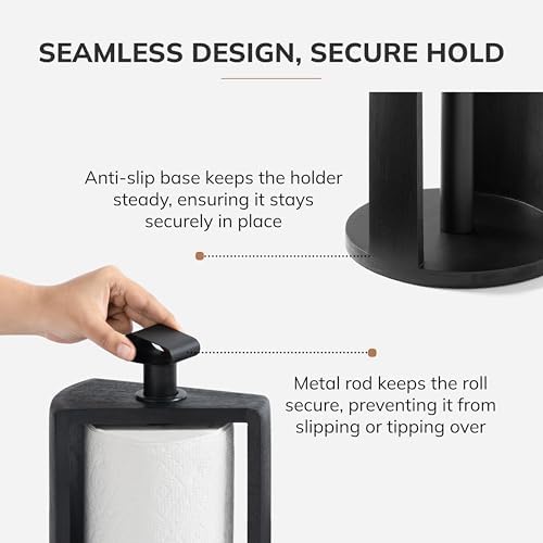 Anji Mountain Wooden Paper Towel Holder - Image 4