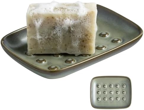 Miamolo Bar Soap Holder, Ceramic Soap Dish by Miamolo