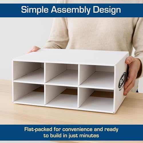 BCW Two Row Shoe Box Card House Storage Box | Stackable Trading Card Storage Box - Image 5