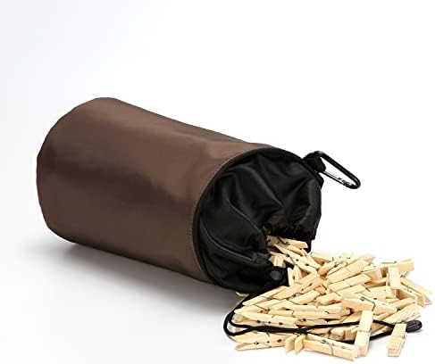 Clothespin Holder Bag outdoor, Water-resistant Peg Basket by Yochea