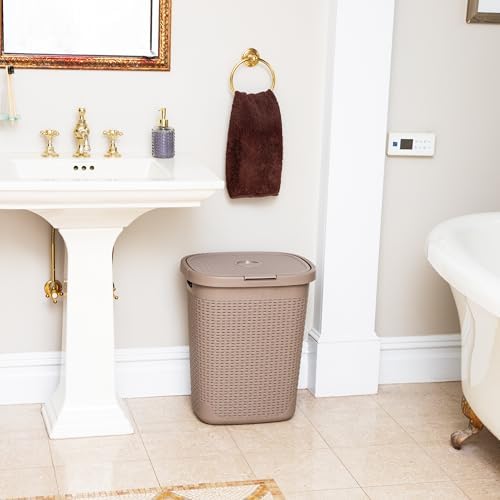 Mind Reader Slim Laundry Hamper - Image 6