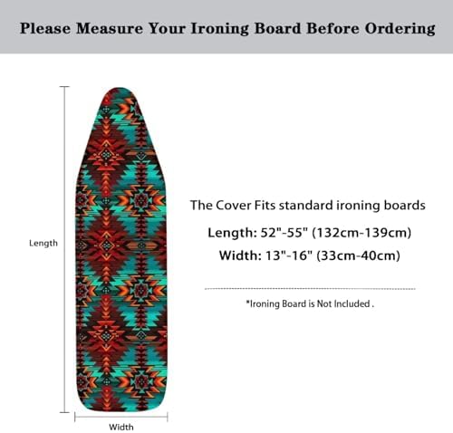 GLENLCWE Southwest Indian American Aztec Ironing Board Cover, Farmhouse Iron - Image 5