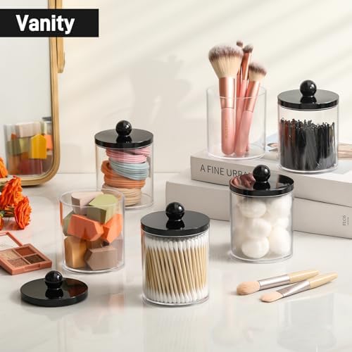 6 Pack Acrylic Qtip Holder Dispenser - Image 5