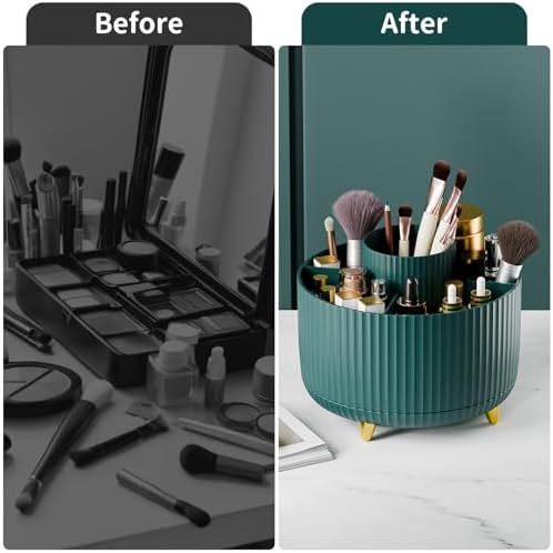 fanado 360° Rotate Makeup Brush Holder Organizer, Makeup Organizers Countertop - Image 7