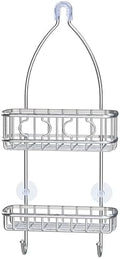 Simple Houseware Stainless Steel Hanging Shower Head Caddy Organizer by SimpleHouseware