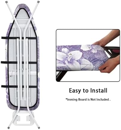 Flashideas Lilies Ironing Board Standard Size Ironing Board Cover and Pad - Image 5