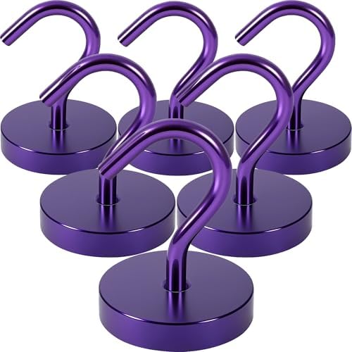 Neosmuk Magnetic Hooks Large Opening, 80lb+ Cruise Hooks, 6 Pack by Neosmuk