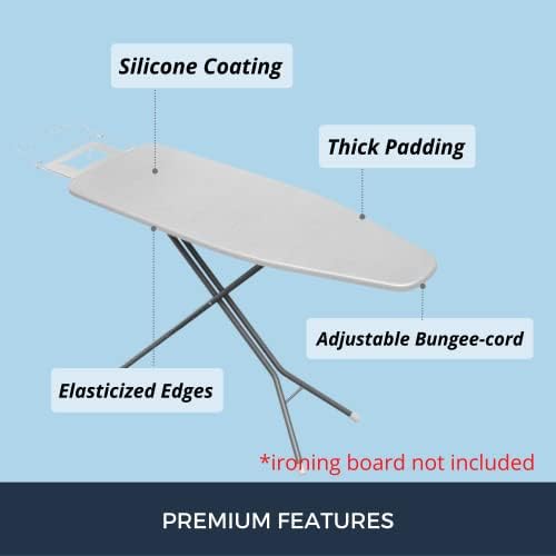 SAVUK Ironing Board Cover and Pad Standard Size 18x49 inch, Large Extra Wide - Image 3