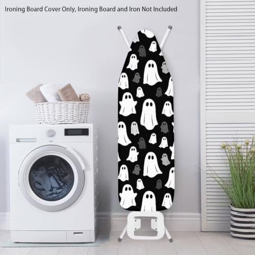 Ghost Heavy Duty Ironing Board Cover and Pad Thick Stain Resistant Padding - Image 3