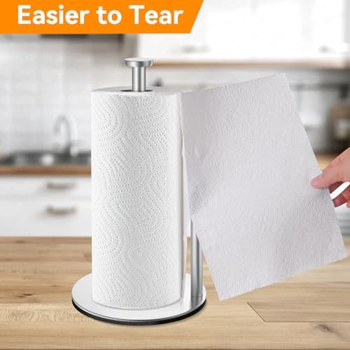 Silver Paper Towel Holder, Stainless Steel, - Image 6