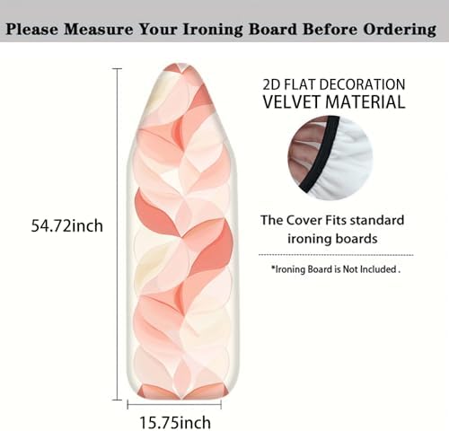 Nuxovilar Soft Gradient Leaf Ironing Board Cover 15x54 Polyester - Image 4