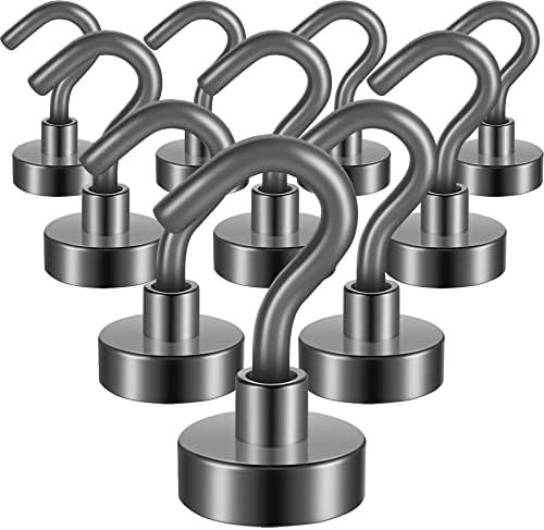 Neosmuk Magnetic Hooks, 30lb Heavy Duty, 10 Pack by Neosmuk