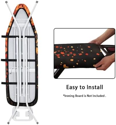 Ironing Board Cover and Pad Fall Maple Leaf Ventilate Resist Scorching Thick - Image 4