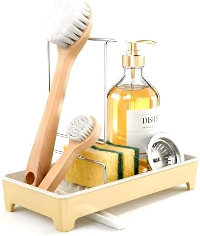 Minimalist Sink Caddy, Rustproof Sponge Holder - Image 2