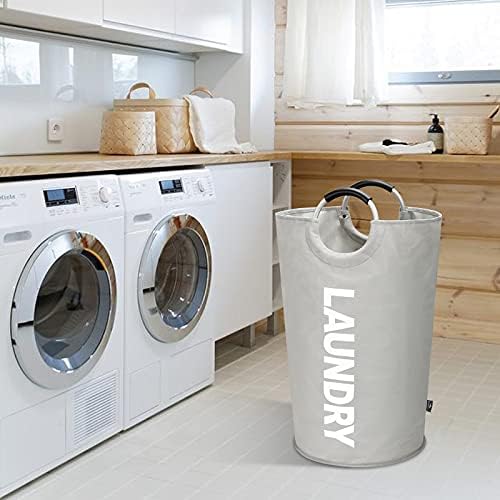 DOKEHOM 90L Large Laundry Basket Bag, Collapsible Tall Hamper - Image 7