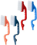 Slick- Window Track Cleaning Brush, 4 Pack, Colorful Ergonomic Handle, Built-in by SlickSolutions