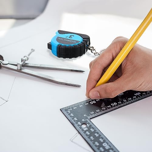 Kanayu Mini Tape Measure Keychains 3 ft Small Retractable Measuring Tape Bulk - Image 6