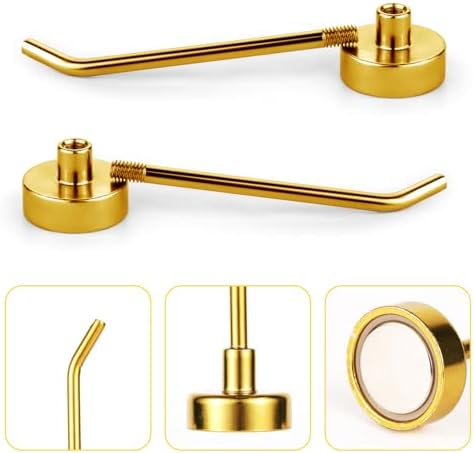 XIHIRCD 6pcs Magnetic Hooks, 1.7lb 3 Inch Long Cruise Cabins Hooks - Image 4