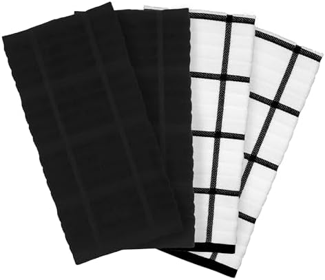 All-Clad Solid & Coordinate Kitchen Towels: Highly Absorbent, Super Soft Long by All-Clad