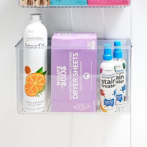iDesign Magnetic Large Clear Plastic Organizer Bins - Image 3