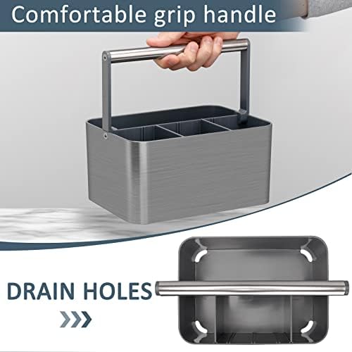 BYUNER Portable Shower Caddy Dorm: Compact Bathroom Caddy Organizer - Image 3