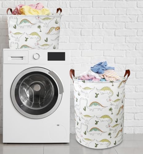 NTAOHAMPER Dinosaur Laundry Hamper, laundry Basket, Waterproof Storage Bin - Image 4