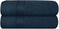 GLAMBURG 700 GSM Premium Cotton 2-Pack Oversized Extra Large Bath Sheet Set by GLAMBURG