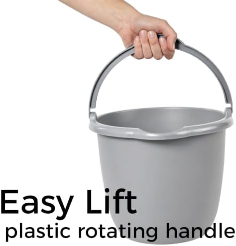 10QT Plastic Round Mop Bucket - Image 3