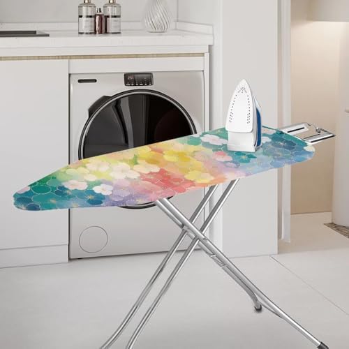Pansy Ironing Board Cover Full Size Scorch Resistant Padding Heat Reflective - Image 2