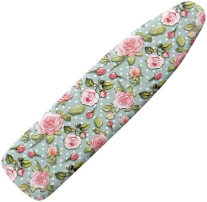 Pink Rose Ironing Board Cover Pad Cover Scorch Stain Resistant Ironing Board by Darisoco