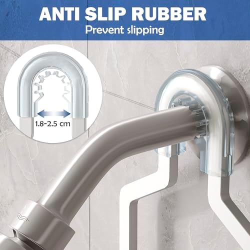 Shower Caddy Hanging, Never Rust Aluminum Shower Organizer, Over Showerhead No - Image 6