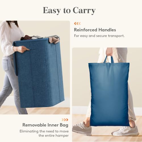 Lifewit 185L 3 Section Laundry Hamper - Image 6