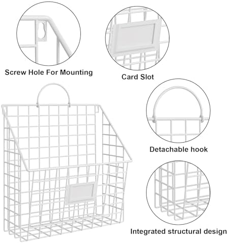 4 Packs Hanging Wall File Organizer - Image 6