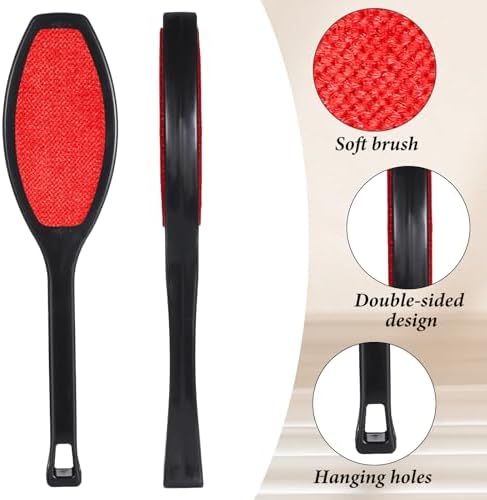 2 Pack Double-Sided Lint Brushes Reusable Lint Remover Brushes - Image 5