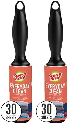 Scotch 3M Mini Lint Rollers 2-Pack, Travel-Size Portable Sticky Lint Removers - Image 2