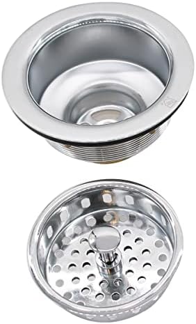 Westbrass A214-26 3-1/2" Post Style Large Kitchen Sink Basket Strainer - Image 7