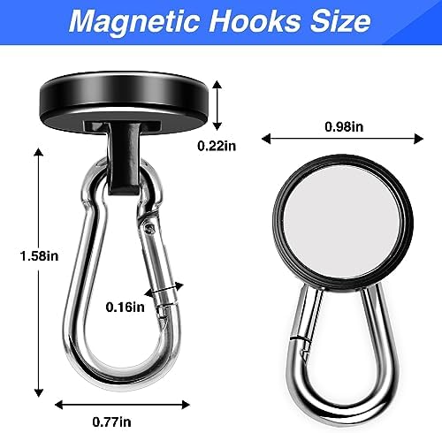 LOVIMAG Magnetic Hooks 70 LBS Strong Magnets Cruise 12Pack Magnet - Image 2