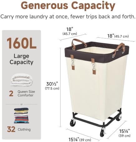 StorageWorks 160L Laundry Basket - Image 3