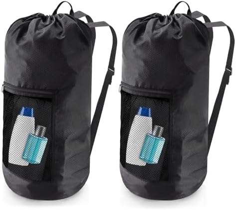 Laundry Bag Backpack, Olosar 2PCS Extra Large Travel Laundry Bag by Unknown