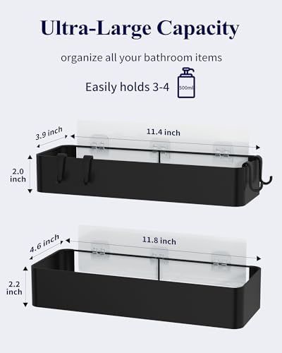 Kitsure Shower Caddy Adhesive, Stylish Shower Organizer - Image 4