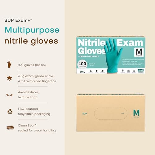 SUP Powder-Free Nitrile Exam Gloves - Image 6