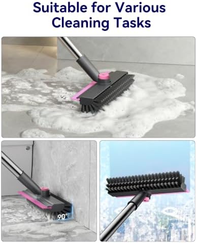 3 in 1 Adjustable Small Floor Scrub Brush - Image 3